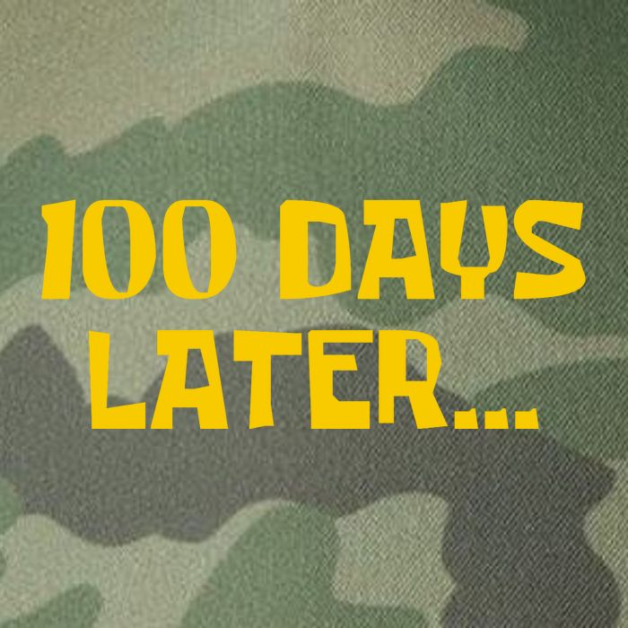 Funny 100 Days Later One Hundred Days Of School Legacy Tie Dye Trucker Hat