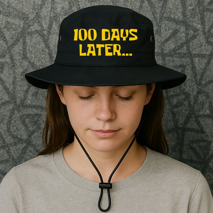 Funny 100 Days Later One Hundred Days Of School Bucket Hat