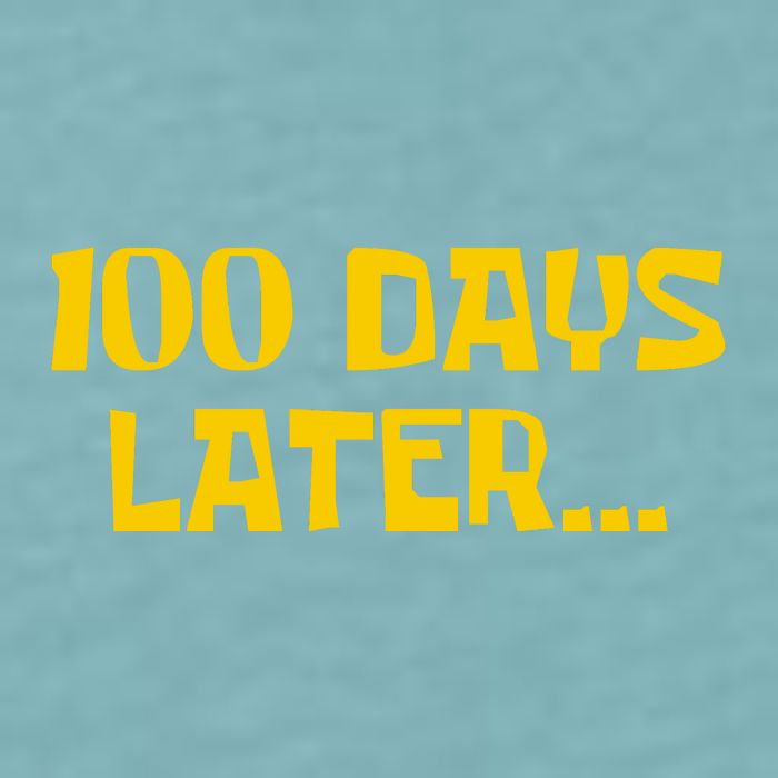 Funny 100 Days Later One Hundred Days Of School Sueded Cloud Jersey T-Shirt