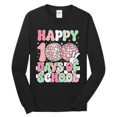 Funny 100 Days 100th Day Of School For Girl Boy & Teacher Tall Long Sleeve T-Shirt