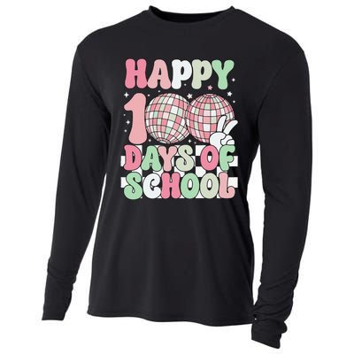 Funny 100 Days 100th Day Of School For Girl Boy & Teacher Cooling Performance Long Sleeve Crew