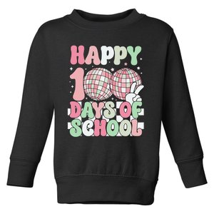 Funny 100 Days 100th Day Of School For Girl Boy & Teacher Toddler Sweatshirt