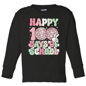 Funny 100 Days 100th Day Of School For Girl Boy & Teacher Toddler Long Sleeve Shirt