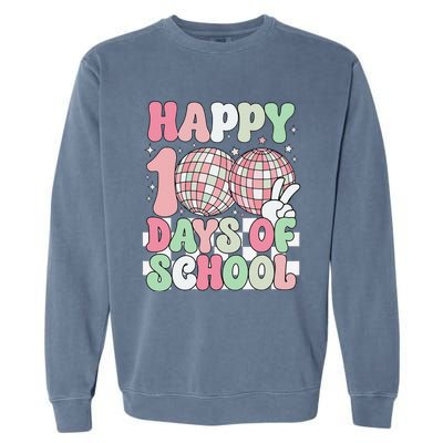 Funny 100 Days 100th Day Of School For Girl Boy & Teacher Garment-Dyed Sweatshirt