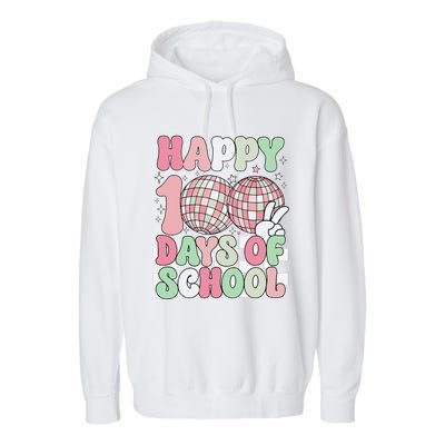 Funny 100 Days 100th Day Of School For Girl Boy & Teacher Garment-Dyed Fleece Hoodie