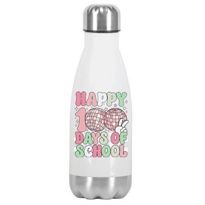 Funny 100 Days 100th Day Of School For Girl Boy & Teacher Stainless Steel Insulated Water Bottle