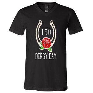 Funny 150th Derby Day 2024 Ky Derby 2024 V-Neck T-Shirt