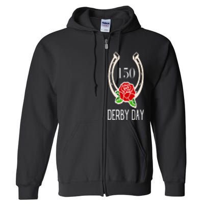 Funny 150th Derby Day 2024 Ky Derby 2024 Full Zip Hoodie