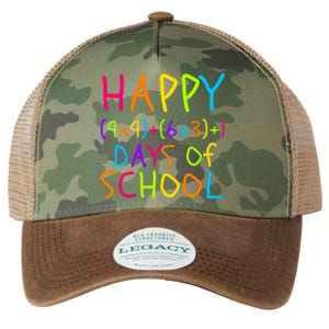 Funny 100th Day Of School Math Teacher 100 Days Math Formula 100 Days Smarter Legacy Tie Dye Trucker Hat