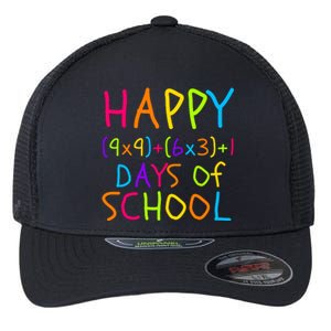 Funny 100th Day Of School Math Teacher 100 Days Math Formula 100 Days Smarter Flexfit Unipanel Trucker Cap