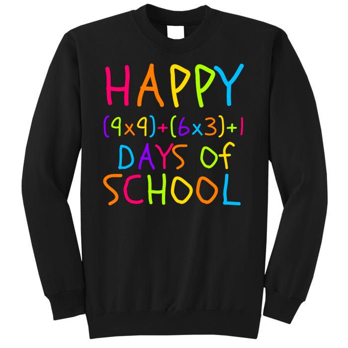 Funny 100th Day Of School Math Teacher 100 Days Math Formula 100 Days Smarter Sweatshirt