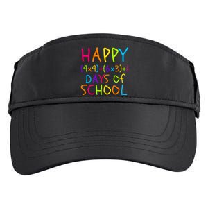 Funny 100th Day Of School Math Teacher 100 Days Math Formula 100 Days Smarter Adult Drive Performance Visor