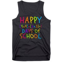 Funny 100th Day Of School Math Teacher 100 Days Math Formula 100 Days Smarter Tank Top