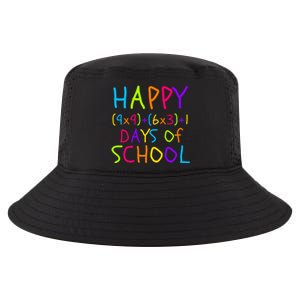 Funny 100th Day Of School Math Teacher 100 Days 100 Days Smarter Math Formula Cool Comfort Performance Bucket Hat