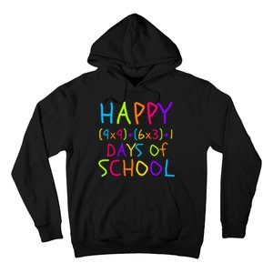 Funny 100th Day Of School Math Teacher 100 Days 100 Days Smarter Math Formula Hoodie