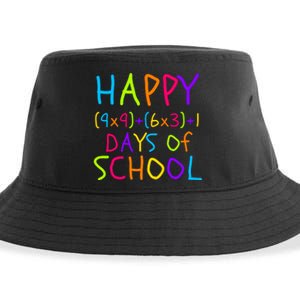 Funny 100th Day Of School Math Teacher 100 Days 100 Days Smarter Math Formula Sustainable Bucket Hat