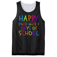 Funny 100th Day Of School Math Teacher 100 Days 100 Days Smarter Math Formula Mesh Reversible Basketball Jersey Tank