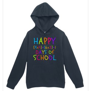 Funny 100th Day Of School Math Teacher 100 Days 100 Days Smarter Math Formula Urban Pullover Hoodie