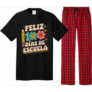 Feliz 100 Diaz De Escuela 100th Day School Spanish Teacher Pajama Set