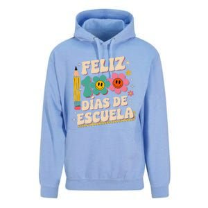 Feliz 100 Diaz De Escuela 100th Day School Spanish Teacher Unisex Surf Hoodie