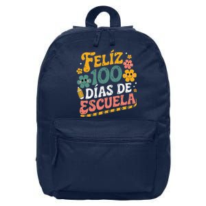 Feliz 100 Diaz De Escuela 100th Day School Spanish Teacher 16 in Basic Backpack