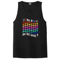 Funny 100 Days Of School And Still Loving It Hearts 100th Day PosiCharge Competitor Tank