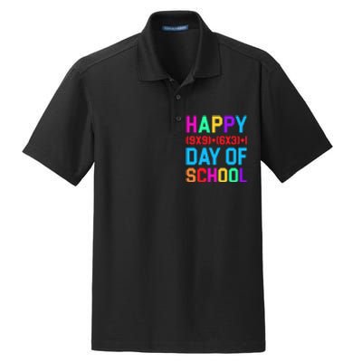 Math Formula 100 Days Of School Teacher Boys Girls Dry Zone Grid Polo