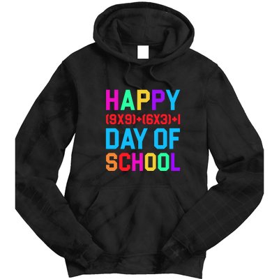 Math Formula 100 Days Of School Teacher Boys Girls Tie Dye Hoodie