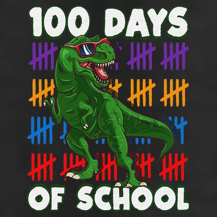 Funny 100 Days Of School 100th Day Of School Dino Cool Comfort Performance Bucket Hat