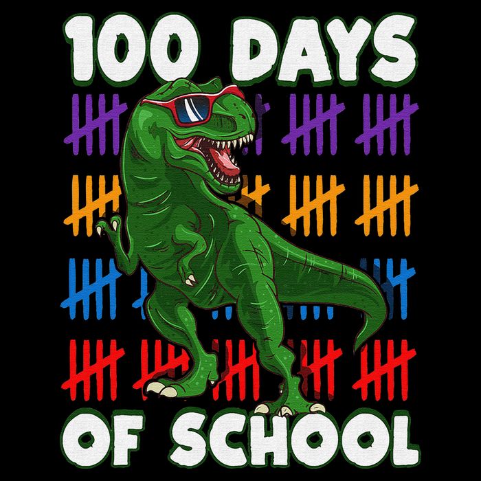 Funny 100 Days Of School 100th Day Of School Dino Sustainable Bucket Hat