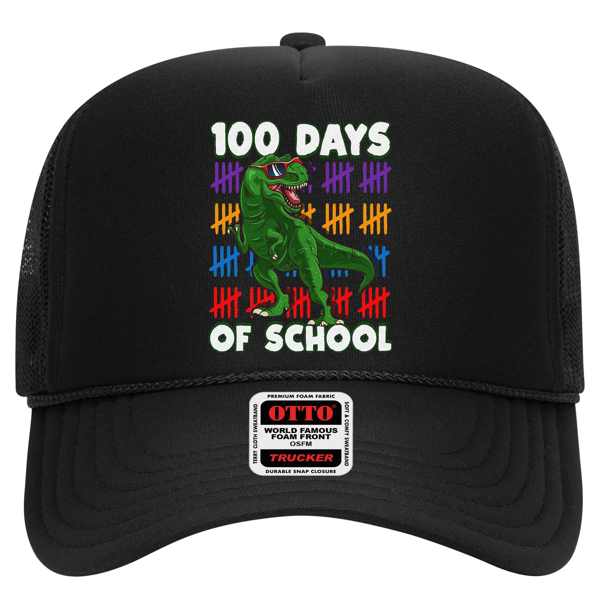 Funny 100 Days Of School 100th Day Of School Dino Hat