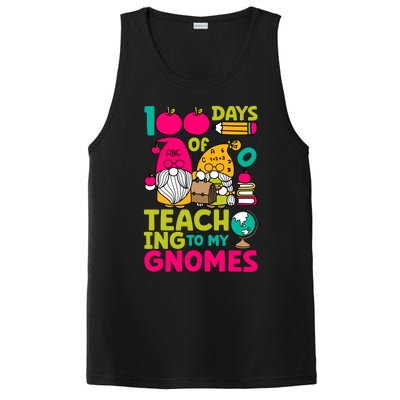 Funny 100 Days Of Teaching My Gnomes Teacher Costume Meaningful Gift PosiCharge Competitor Tank