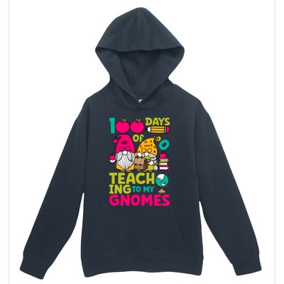 Funny 100 Days Of Teaching My Gnomes Teacher Costume Meaningful Gift Urban Pullover Hoodie