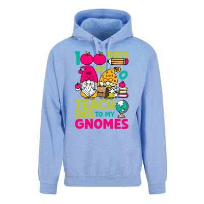 Funny 100 Days Of Teaching My Gnomes Teacher Costume Meaningful Gift Unisex Surf Hoodie