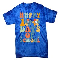 Funny 100th Day School Cute 100 Days School Tie-Dye T-Shirt