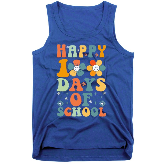 Funny 100th Day School Cute 100 Days School Tank Top