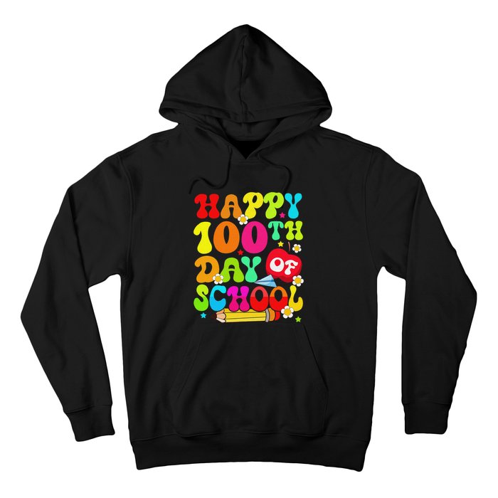 funny 100 Days Of School Teacher And Student Hoodie