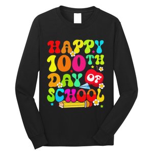 funny 100 Days Of School Teacher And Student Long Sleeve Shirt