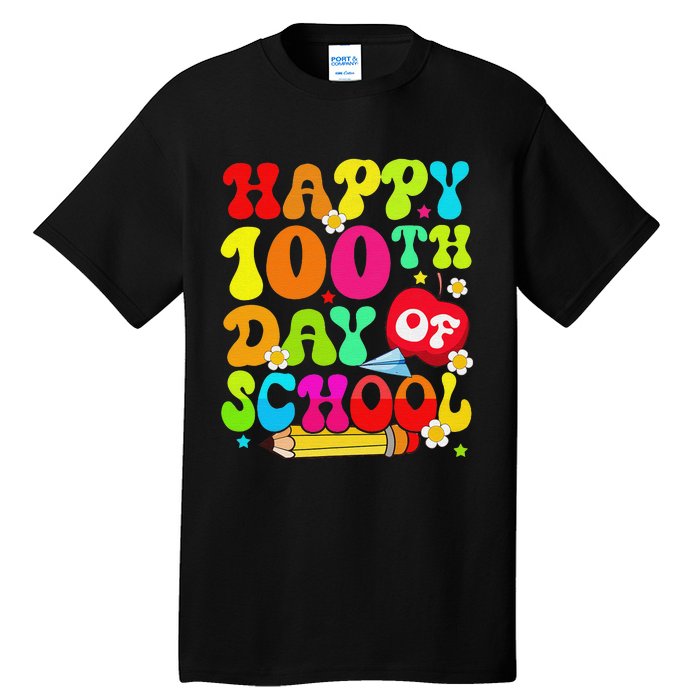 funny 100 Days Of School Teacher And Student Tall T-Shirt