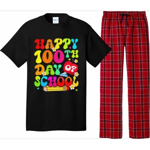 funny 100 Days Of School Teacher And Student Pajama Set