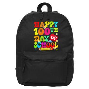 funny 100 Days Of School Teacher And Student 16 in Basic Backpack