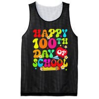 funny 100 Days Of School Teacher And Student Mesh Reversible Basketball Jersey Tank