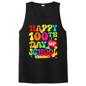 funny 100 Days Of School Teacher And Student PosiCharge Competitor Tank