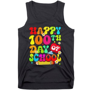 funny 100 Days Of School Teacher And Student Tank Top