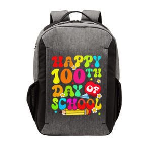 funny 100 Days Of School Teacher And Student Vector Backpack