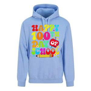 funny 100 Days Of School Teacher And Student Unisex Surf Hoodie