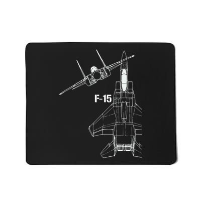 F 15 Eagle Jet Military Stealth Fighter Jet Mousepad