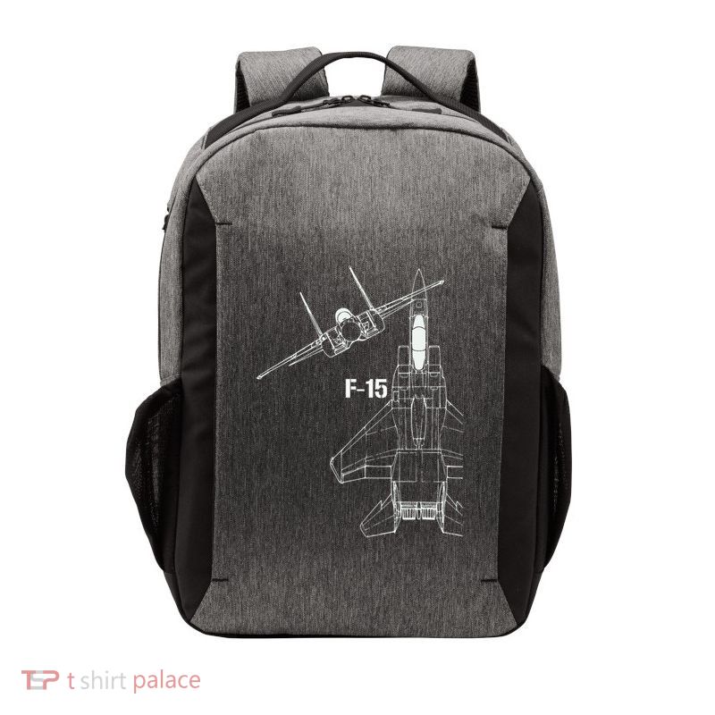 F 15 Eagle Jet Military Stealth Fighter Jet Vector Backpack