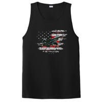 F 16 Falcon U.S Military Fighter Fighting Jet Pilot Veteran PosiCharge Competitor Tank