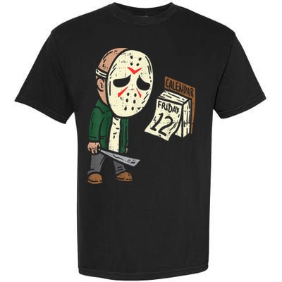 Friday 13th Funny Halloween Horror Movie Humor Party Crazy Garment-Dyed Heavyweight T-Shirt